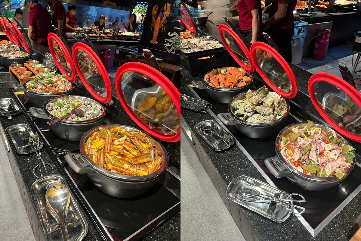 buffet hải sản Hồng Hạnh Hạ Long